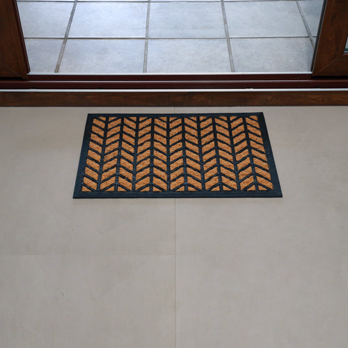 MYMATS PATTERENED COIR DOORMAT