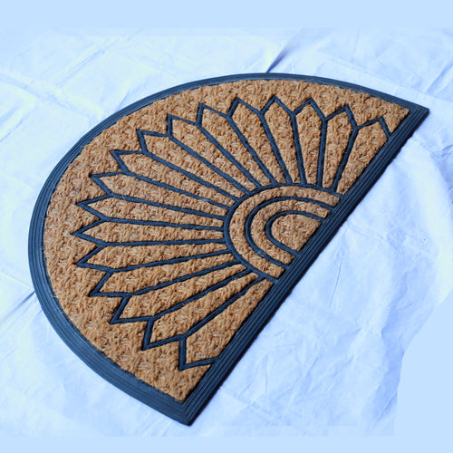MYMATS HALF MOON SHAPED COIR DOORMAT