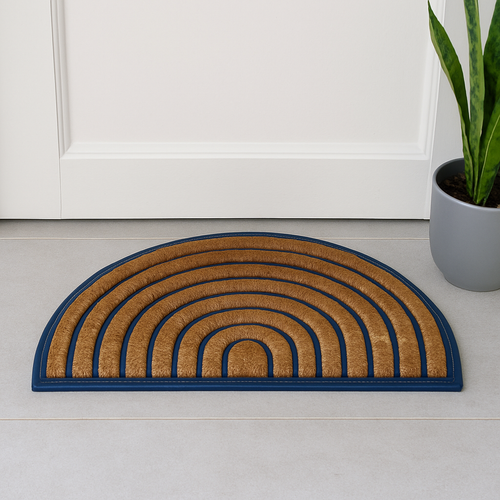 MYMATS HALF MOON ARCHED COIR DOORMAT