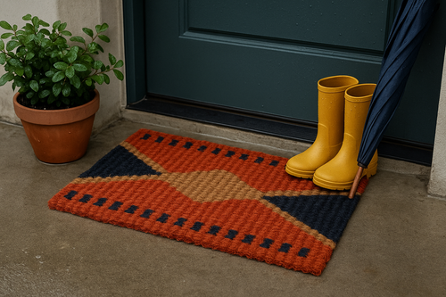 MYMATS COLOURFUL COIR DOORMAT