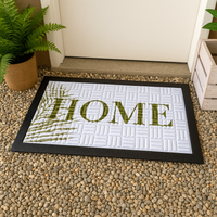 mymats polypropylene home doormat – non-slip, washable, and durable entry mat for indoor and outdoor use.